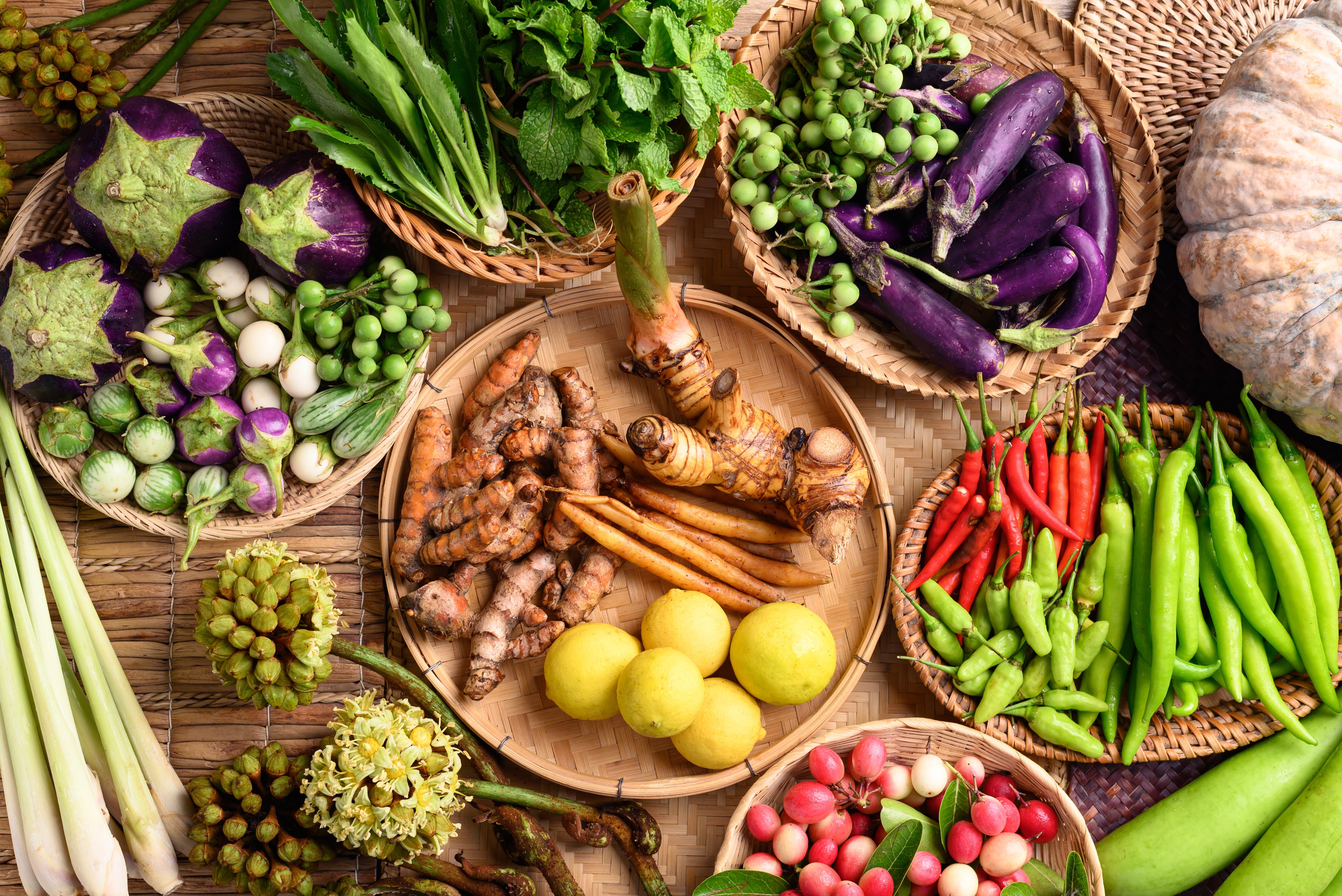 Thailand cooking ingredients