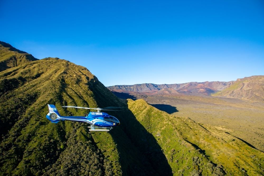 Helicopter tour on Maui