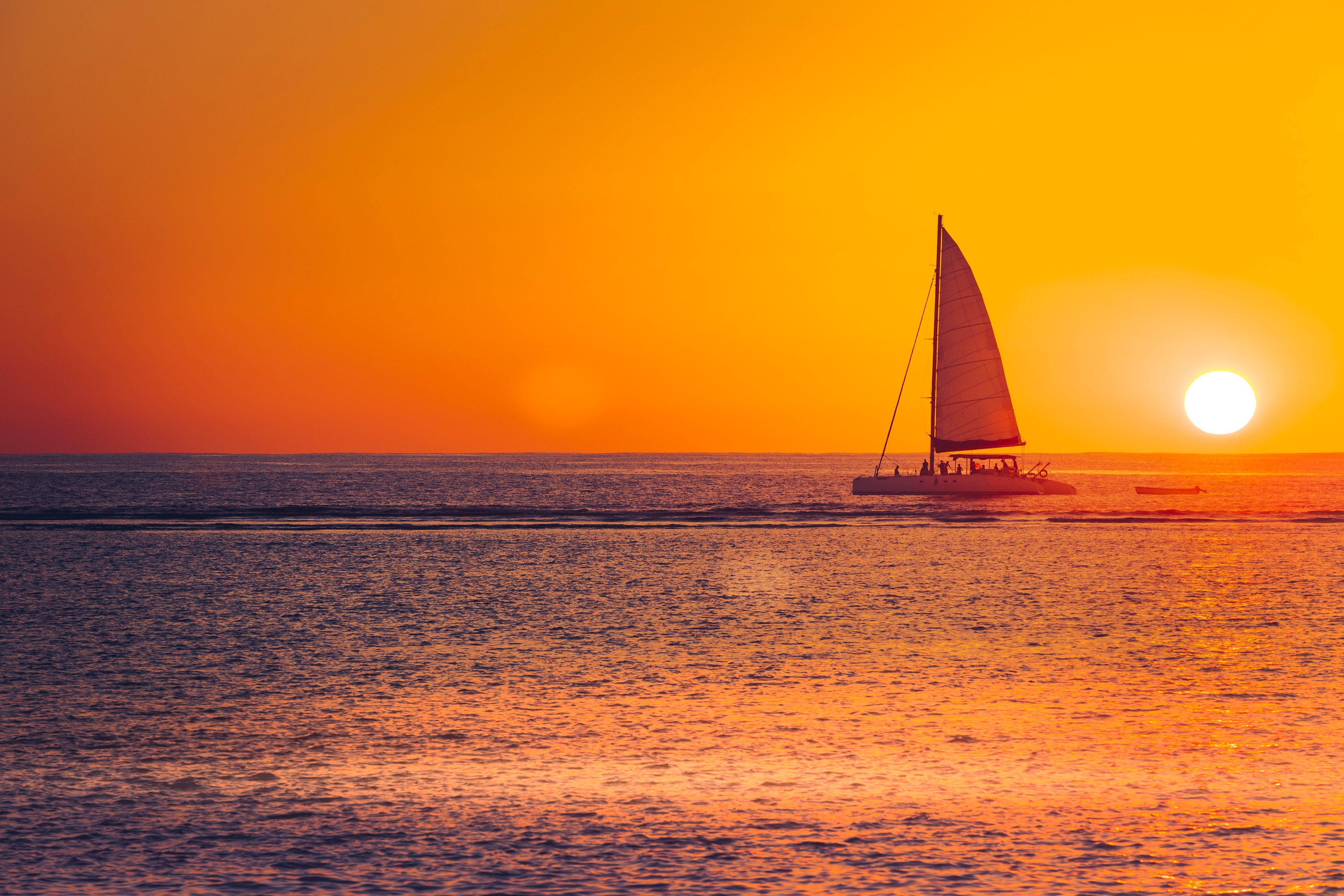 Sailing in Mauritius