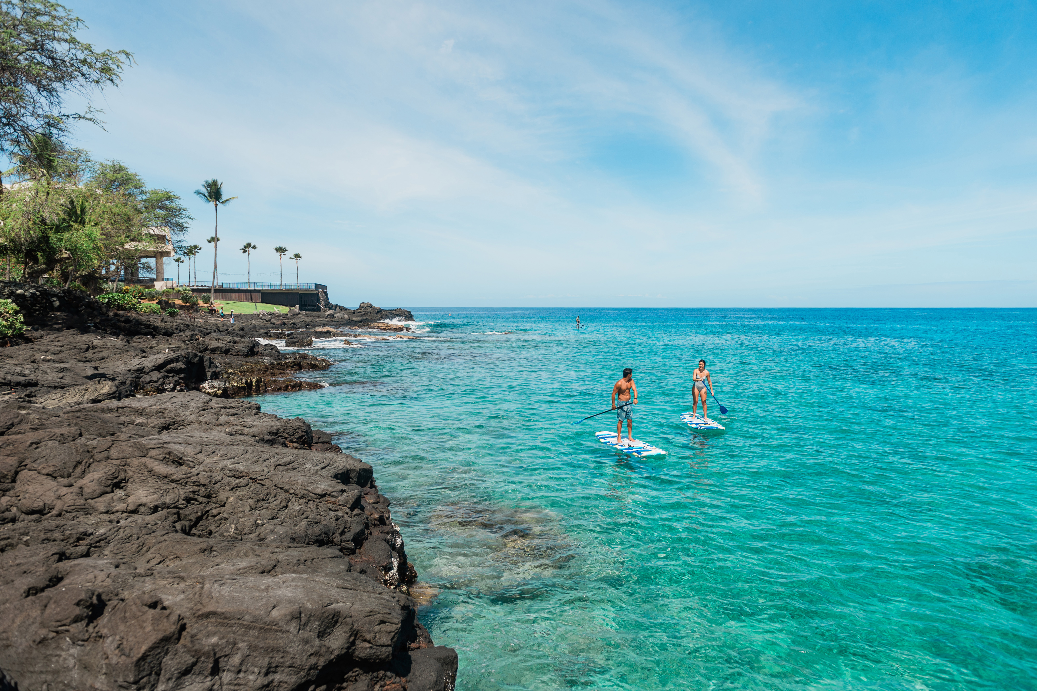 Paddleboarding at OUTRIGGER Kona Resort & Spa