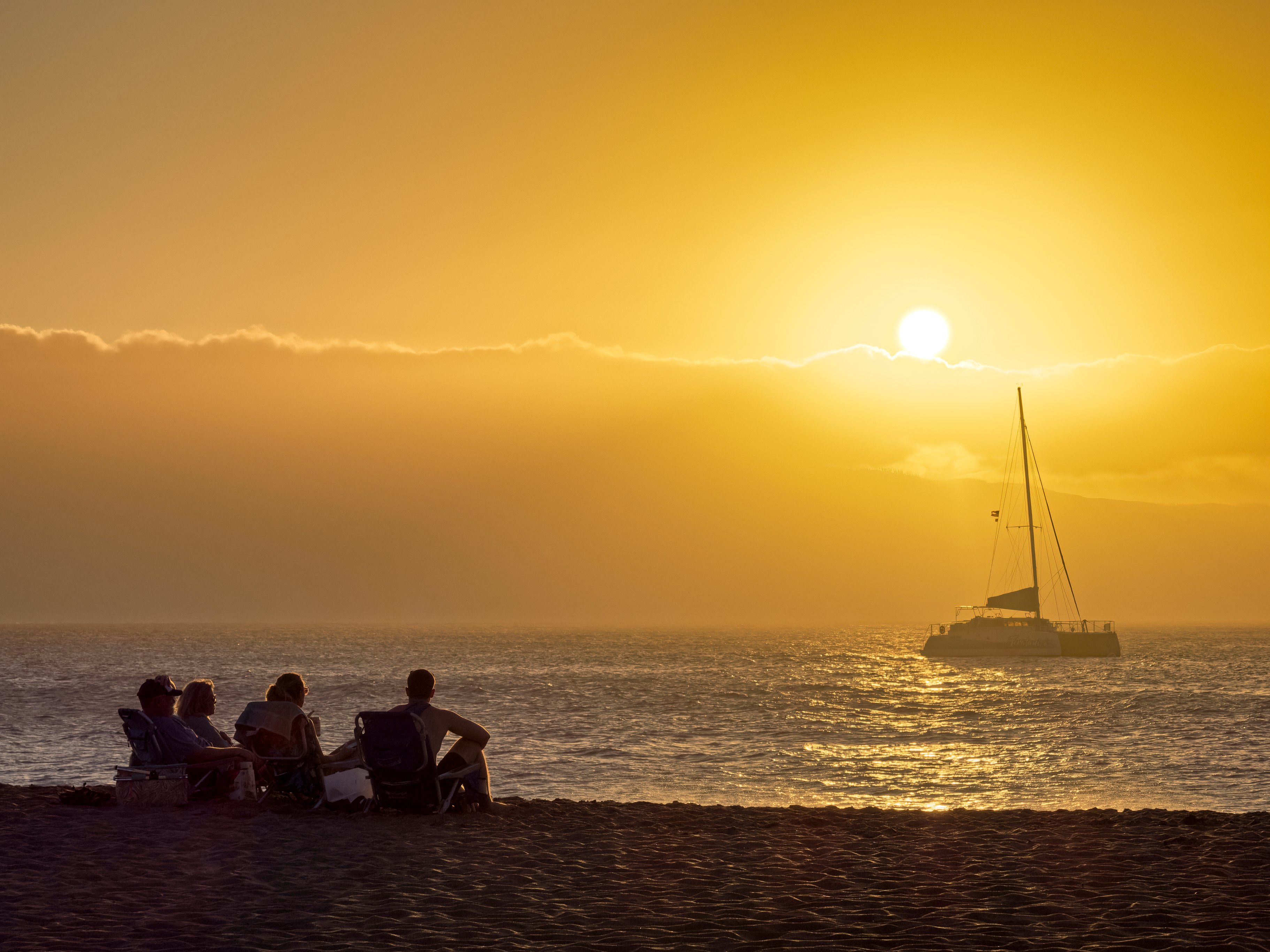 Sunset on Kaanapali Beach