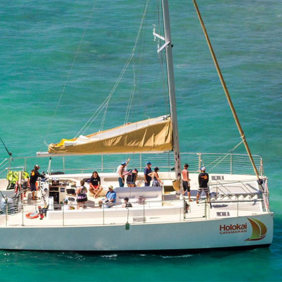 Catamaran in Waikiki